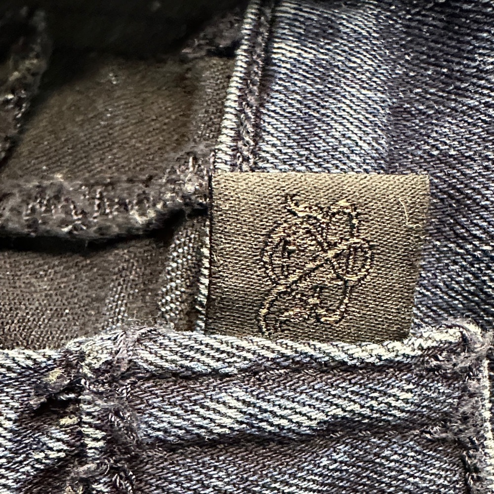 Rock & Republic Blue Studded Distressed Skinny Jeans Size 4L - Picture 4 of 13